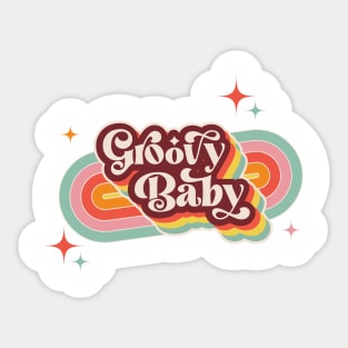 Groovy Baby Sticker